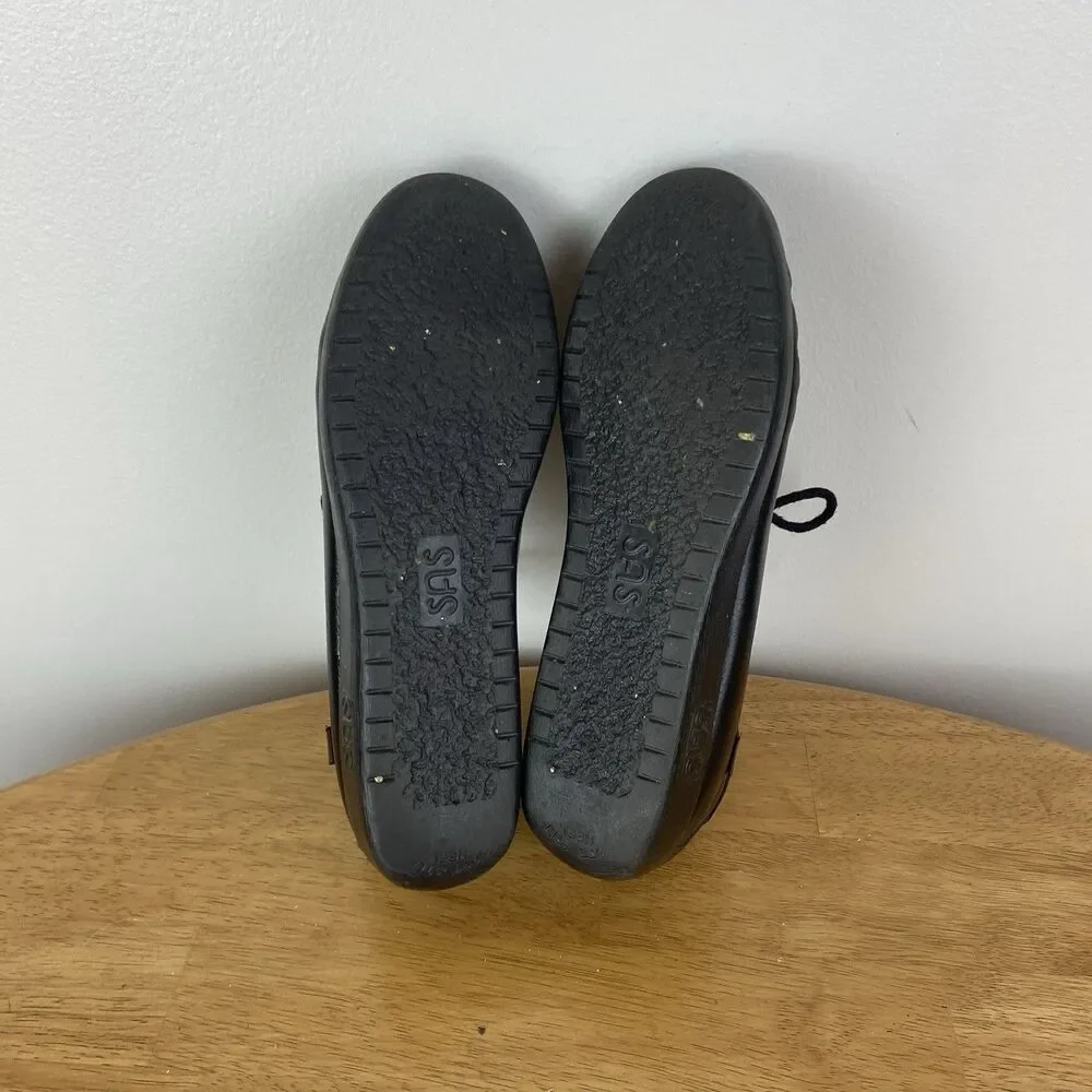 SAS Siesta Women’s 7S Comfort Shoes Black Leather Loafers Genuine Hand sewn USA - Picture 9 of 9
